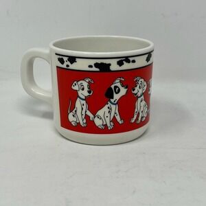 Vtg 80s Zak Designs Disney 101 Dalmatians Melamine Cup Plastic Mug